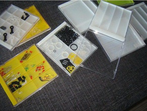 bölme kutusu cd mücevher durumda organizasyon 3d print model - Mito3D