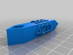 mein customized Gepäck Tags Schlüsselanhänger kundengebundene 3d print model - Mito3D