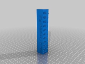 pla temperature calibration tower 3d printing tests customized 3d print model - Mito3D