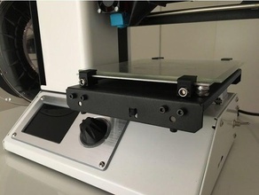 mp select mini glass bedclips 3d printer parts monoprice print bed 3d print model - Mito3D