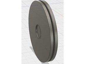 79mm x 10 mm polea de 89mm diámetro total la robótica 3d print model - Mito3D