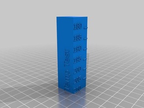 meine angepasste Temperatur-Kalibrierung Turm 3d-Druck-tests kundengebundene 3d print model - Mito3D