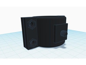 bike handle phone mount 36mm diameter update gopro screws 3d printing 3d print model - Mito3D