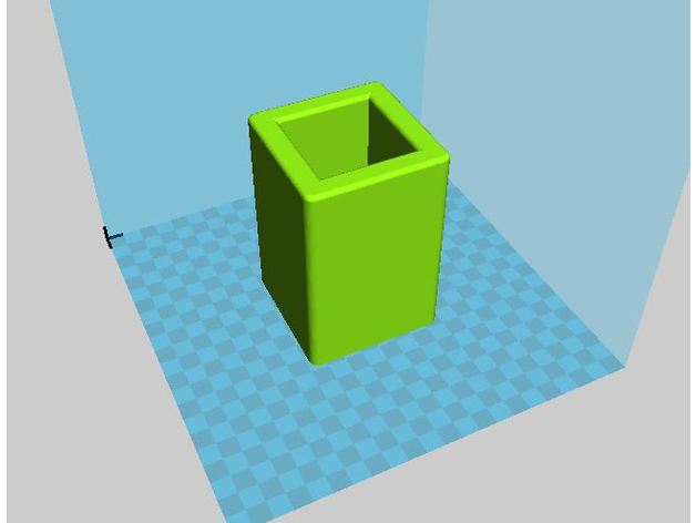pencil box office pencilholder case cup holder pot 3D print model - Mito3D