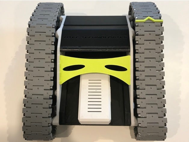 cubierta de la batería rc tanque La impresión en 3d 3D print model - Mito3D