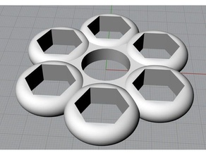 6 écrou m12 spinner jouets & jeux fidgetspinner fidget main filateurs doigt ecrou toupie jouet 3d print model - Mito3D