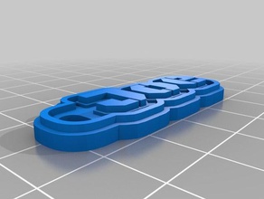joe portachiavi i su misura chiave keychain a catena 3d print model - Mito3D