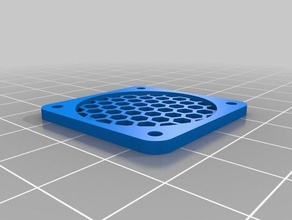 30mm Petek fan ızgara 3d yazıcı parçaları bal peteği 3d print model - Mito3D