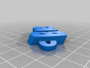 il mio personalizzato iamburny v2 di bre - nome keyfob portachiavi i su misura 3d print model - Mito3D