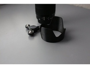 cannone paraluce la fotocamera cannon lente 3d print model - Mito3D
