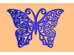 papillon 33 animaux bug le les insectes wslab 3d print model - Mito3D
