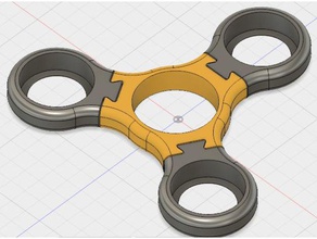 braccio intercambiabile penny fidget spinner giochi e giocattoli 3d print model - Mito3D