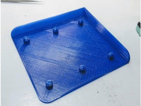 lixa de uma placa perfurada personalizáveis as ferramentas 3d print model - Mito3D