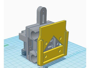hypercube evolution breakout board holder hot end wiring 3d printer parts 3d print model - Mito3D