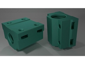 scs8uu bloco de rolamento Impressora 3d peças lm8uu titular sc8uu linear rolamentos 3d print model - Mito3D