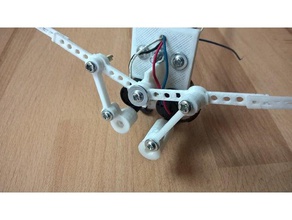 ornithopter mechanism robotics coreless 3d print model - Mito3D