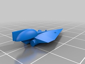 delta-7 aethersprite interceptor games delta jedi miniatures star wars x-wing 3d print model - Mito3D
