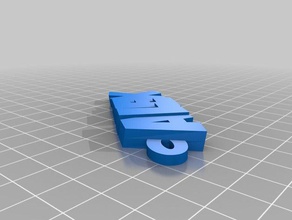 aleix- name keyring keyfob keychains customized 3d print model - Mito3D