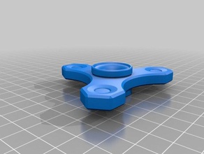 m8 Sechskant-Mutter fidget spinner 3d-drucken 608 Lager hand zappeln Spielzeug Kreiseln Sechskantmutter hex nut 3d print model - Mito3D