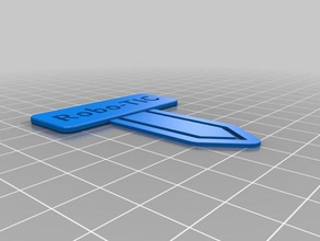 mi personalizados marcador robótica clip 01 de la oficina personalizado 3d print model - Mito3D