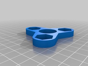 mon personnalisés fidget spinner - noix jouets mécaniques personnalisé 3d print model - Mito3D