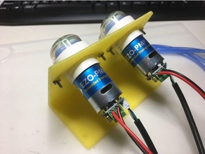 dúplex de dosificación la bomba pie robótica 3d print model - Mito3D