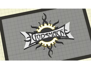 godsmack banda keychain logo a moda alternativa heavy metal música rock 3d print model - Mito3D