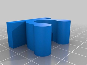 custom wall tube holder organization customized 3d print model - Mito3D