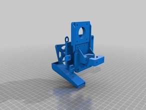 d-bot titan carriage- servo z probe 3d printer parts customized 3d print model - Mito3D