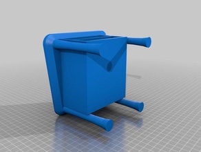 suporte para monitor prateleiras office 3d print model - Mito3D