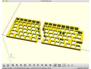 ktkeyboard vereng bilgisayar cherry mx klavye mekanik böl 3d print model - Mito3D