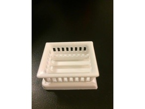 miniatura escorredor de louça modelos 3dprinting bonito prato boneca a cozinha miniaturas real 3d print model - Mito3D