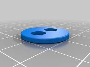 larry para cord button replacement parts customized 3d print model - Mito3D