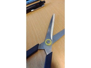 fulton's scissors replacement middle pin office repair 3d print model - Mito3D
