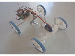 3d gedruckt rc-car mechanische Spielzeuge Auto radio control 3d print model - Mito3D