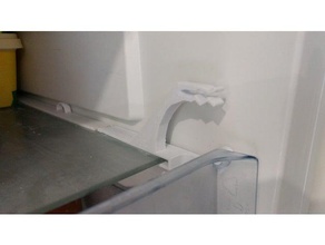 aeg freeezer compartment hinge clip kitchen & dining diy refridgerator replacement 3d print model - Mito3D