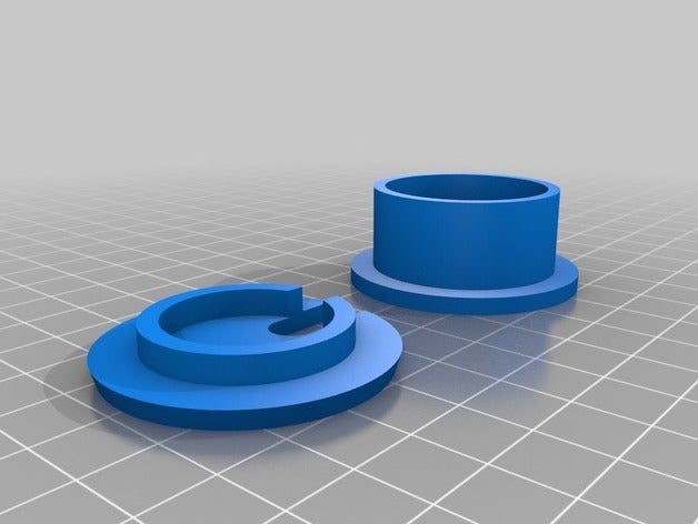 34 mm 7 Kordel-öffnung office kundengebundene 3D print model - Mito3D