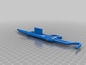 tüfek cyberpunk ilham verdi sahne model av tüfeği 3d print model - Mito3D
