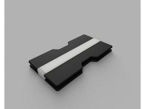 minimalista cartera accesorios slim billetera 3d print model - Mito3D