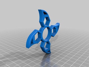 fidget spinner 4 klingen Spielzeug & game Zubehör 3d print model - Mito3D