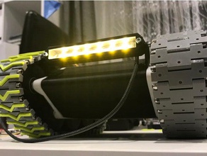 rc tank led far 3d baskı 3d print model - Mito3D
