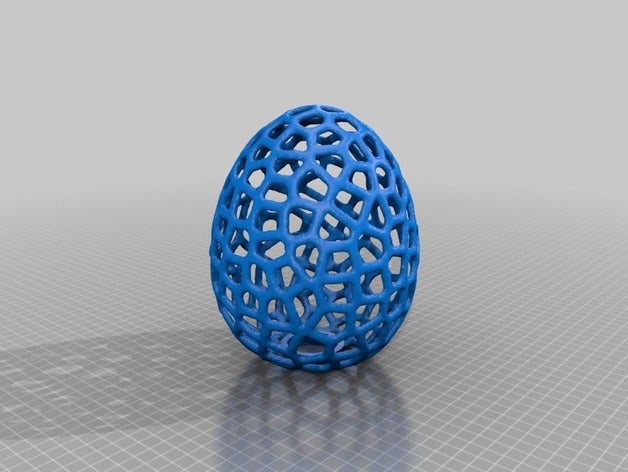 voronoi-ei Lampe Dekor ei voronoi voronoi-Lampe 3D print model - Mito3D