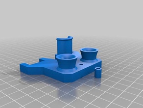flashforge extruder plate because hell uploads scad files 3d printer parts 3d print model - Mito3D