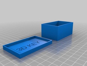 my customized 3d allan key box office 3d print model - Mito3D