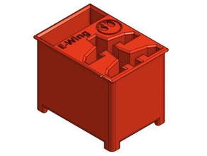 e-Flügel-x2 x1-Inhaber x-wing miniaturen stanley organizer Spielzeug & game Zubehör 3d print model - Mito3D