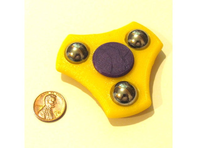 kompakt fidget spinner mekanik oyuncaklar 3D print model - Mito3D