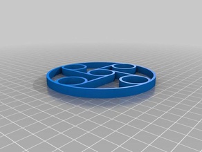 fidget spinner cornice circolare il fai da te mano 3d print model - Mito3D