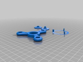 my customized bot spinner ez mechanical toys 3d print model - Mito3D