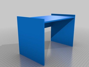 mini mesa de stand - lasercut organização secretária organizador o 3d print model - Mito3D