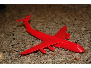 lockheed c5 ölçekli model araç uçak Hava Kuvvetleri askeri 3d print model - Mito3D
